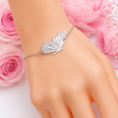 Bransoletka srebrna 925 Butterfly