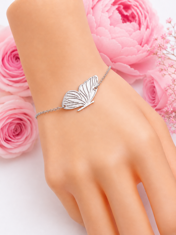 Bransoletka srebrna 925 Butterfly Bransoletka srebrna 925 Butterfly