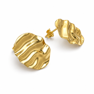 Marea Gold – kolczyki pozłacane srebro 925