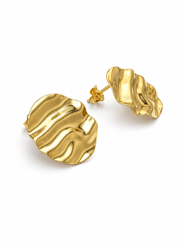 Marea Gold – kolczyki pozłacane srebro 925