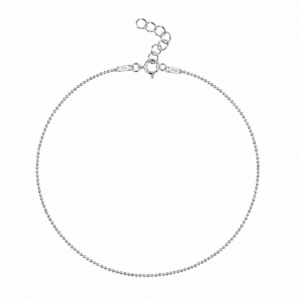 Anklet Silver Dots Shine – srebrna bransoletka na kostkę ze srebra 925